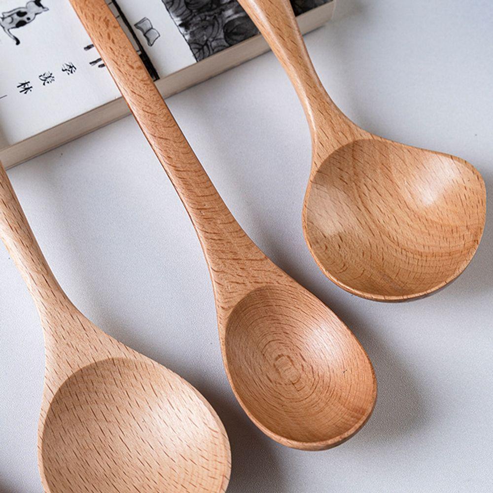 HARRIETT Muỗng Xới Cơm Bằng Gỗ Tự Nhiên Có Thể Tái Sử Dụng