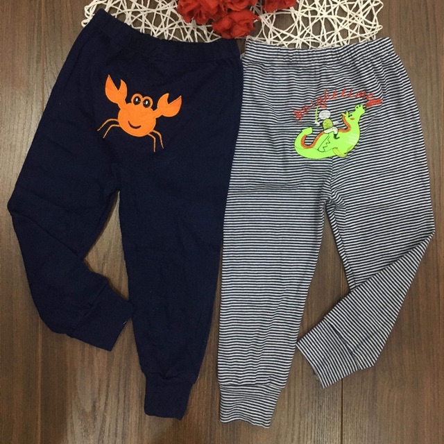 Set 5 quần mông thú thêu đắp hàng xuất dư bé trai