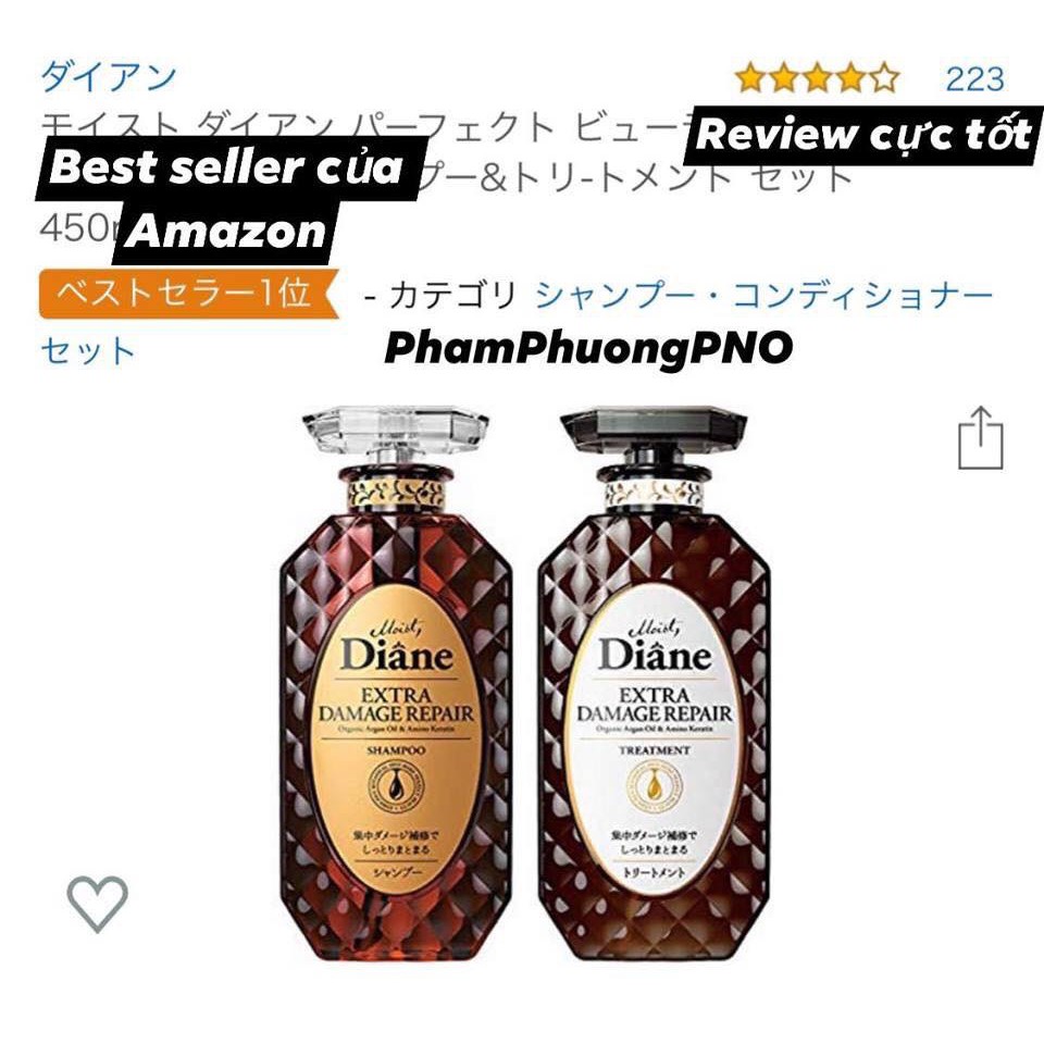 Bộ dầu gội và xả Diane cao cấp - nội địa Nhật