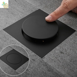 Nắp đậy cống thoát nước sàn nhà tắm khử mùi hình vuông bằng đồng thau