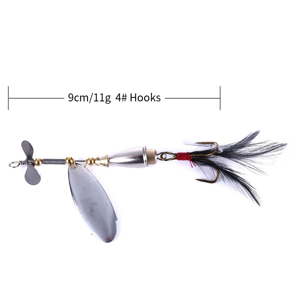 Mồi Câu Cá Giả Bằng Kim Loại 9cm 11g