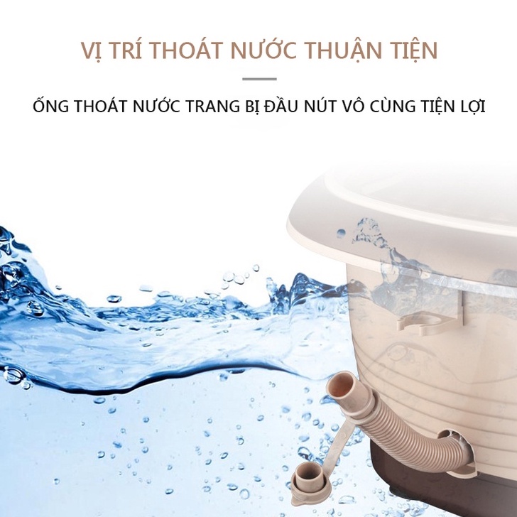 Bồn ngâm chân massage tích hợp khả năng làm ấm nước Bồn ngâm chân dùng tại nhà Có thể hoàn toàn tự động điều chỉnh-FU202