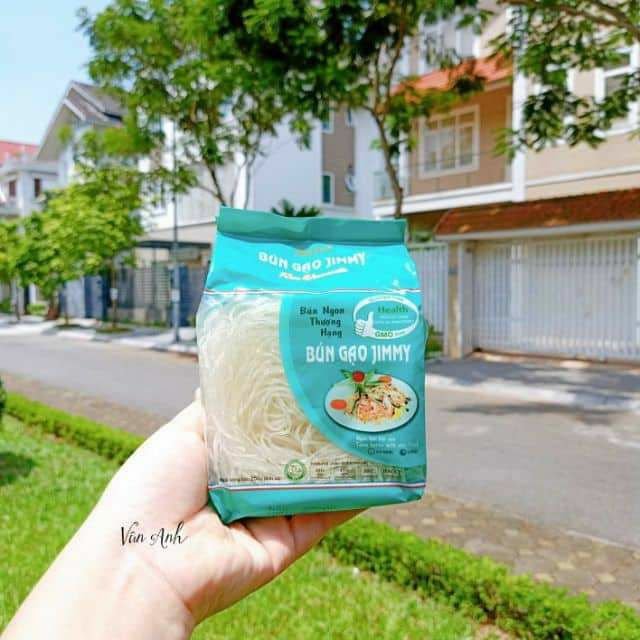 [Jimmy] Bún khô Non Gmo cho bé ăn dặm, bún xuất khẩu bao bì xanh 250gr