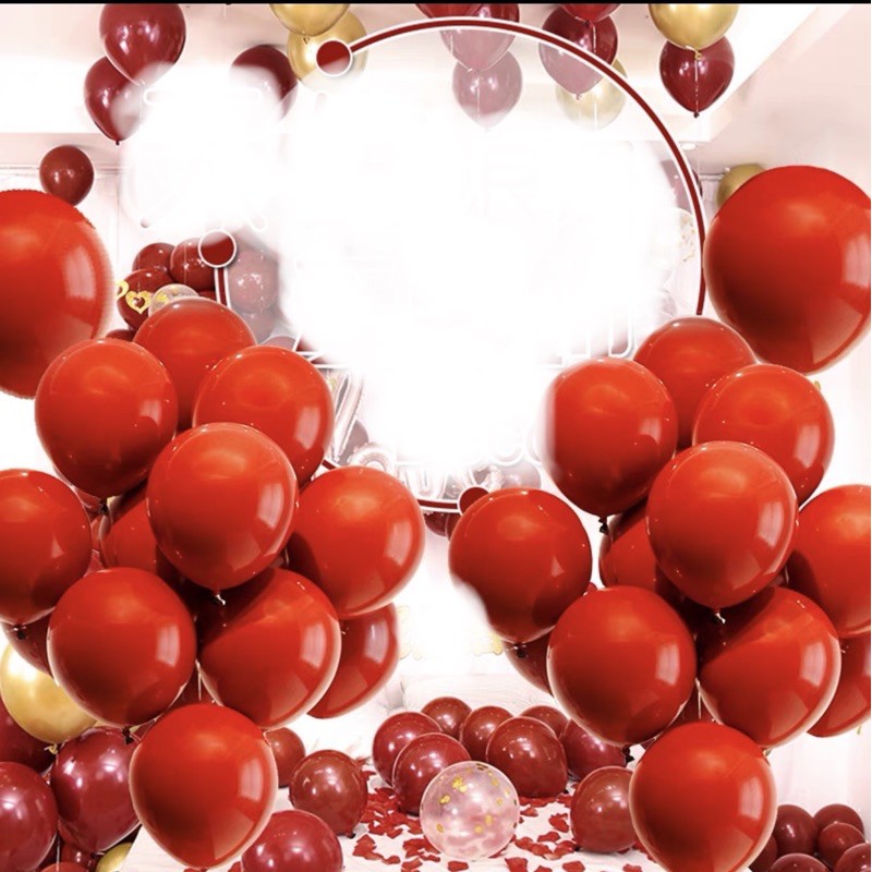 Set Bóng Trang Trí Phòng Tân Hôn Tặng Đồ Bơm Và Các Dụng Cụ