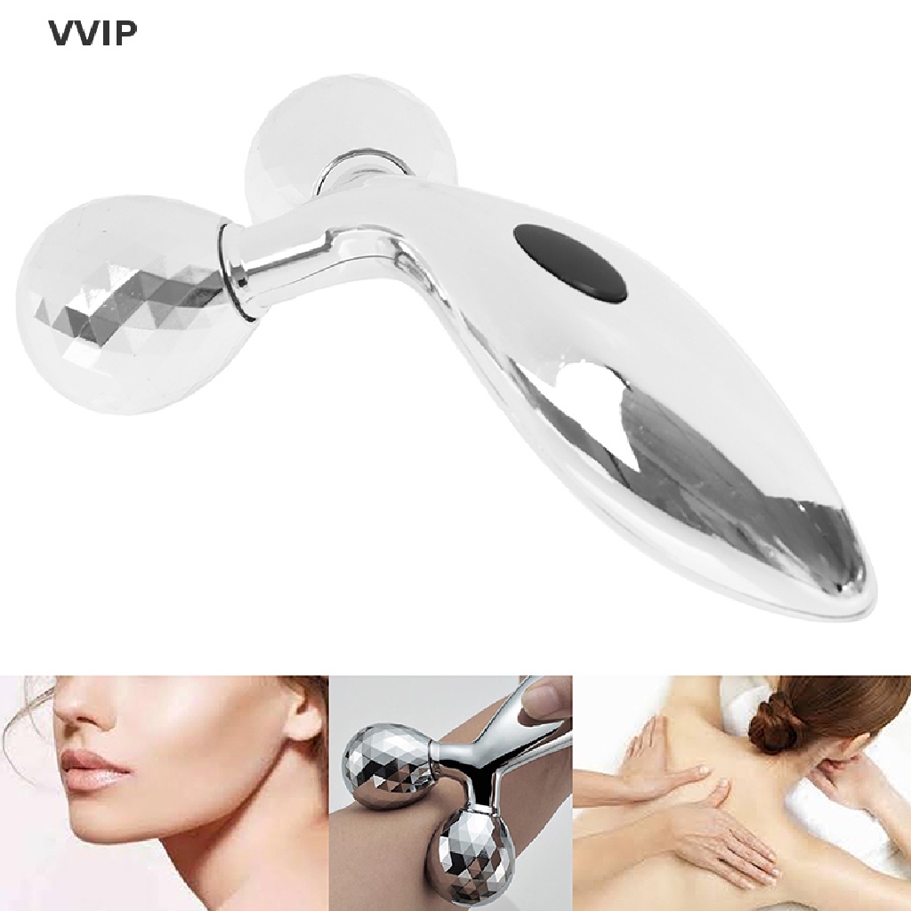 Vvvn 3D Y-Shape Massager Roller Slimming Face Body Skin Tighten Tool Anti-ageing Jelly