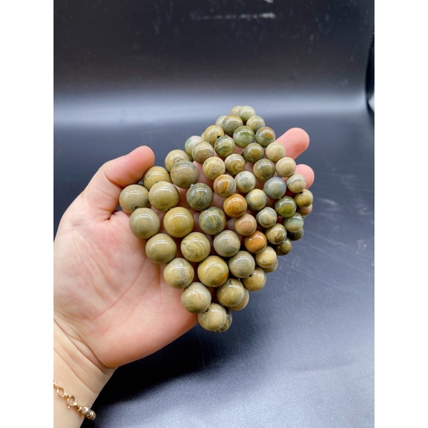 Vòng Tay Gỗ Hoá Thạch Phong Thuỷ