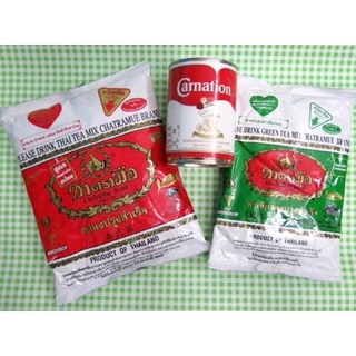 Bột Trà Pha Trà Sữa CHATRAMUE BRAND Đỏ/Xanh - Thái Lan
