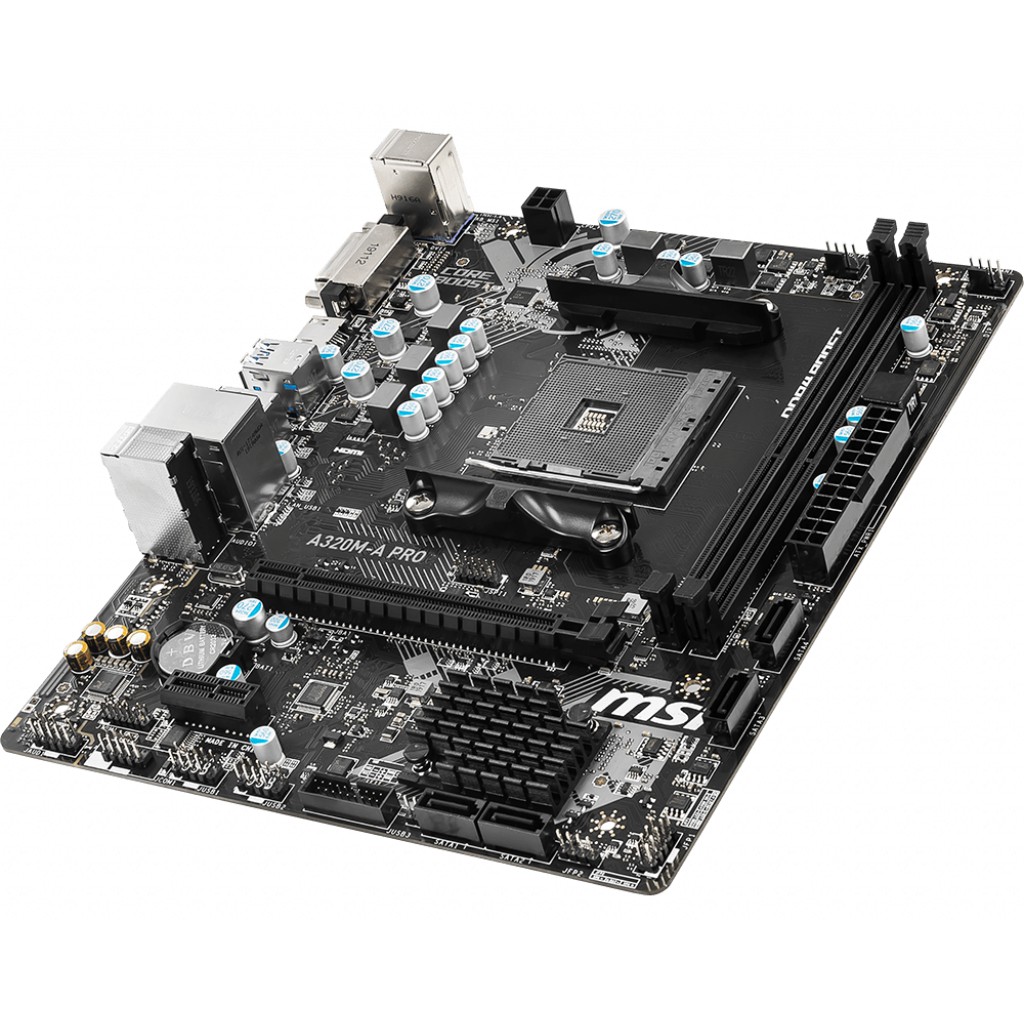 Bo Mạch Chủ Mainboard MSI A320M-A PRO MAX - Hàng Chính Hãng - Hàng Chính Hãng