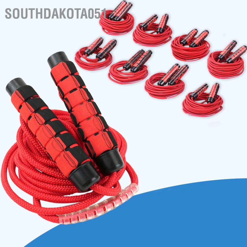 [Hàng Sẵn] Dây nhảy dây thể lực 3m giảm cân giảm mỡ bụng đốt cháy calo chống rối, chống mài mòn【Southdakota051】
