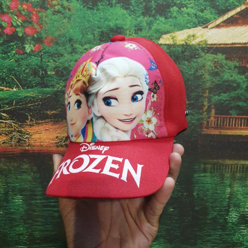 Mũ lưỡi trai bé trai bé gáiFREE SHIP Nón trẻ em in hình siêu nhân nhện và công chúa frozen