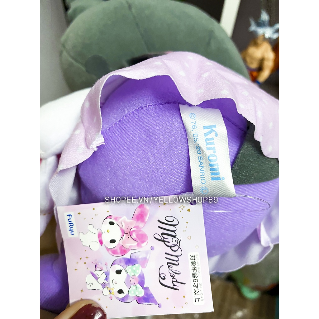 Gấu bông Sanrio - My Melody - Girly Purple Big Plushy - Kuromi 30cm