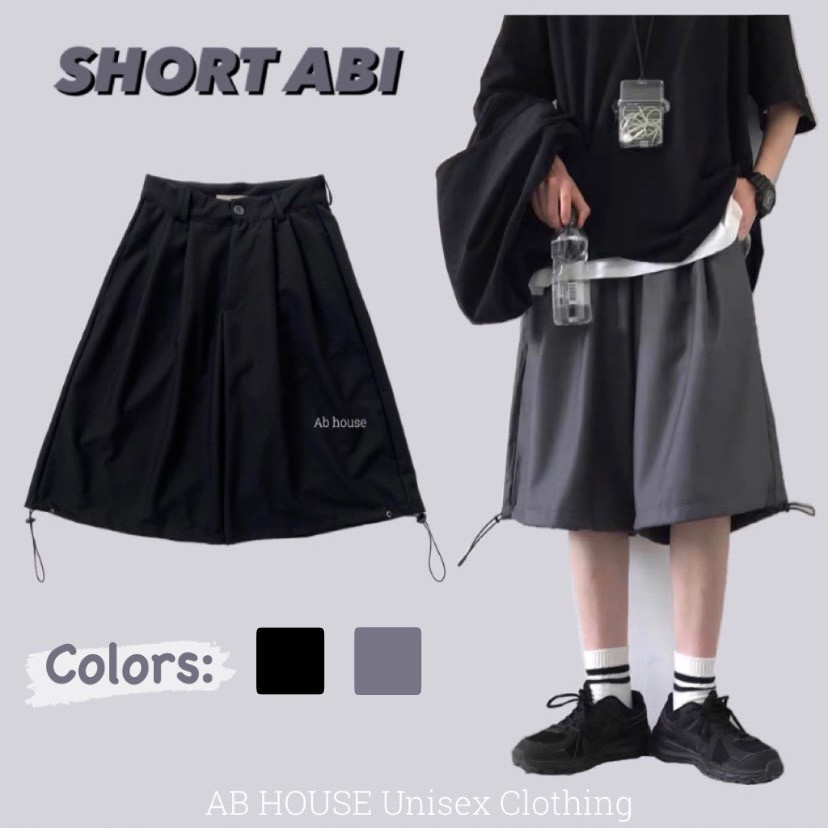 Quần Short Tây ABI Unisex Nam Nữ (Ảnh Thật / Có Sẵn)