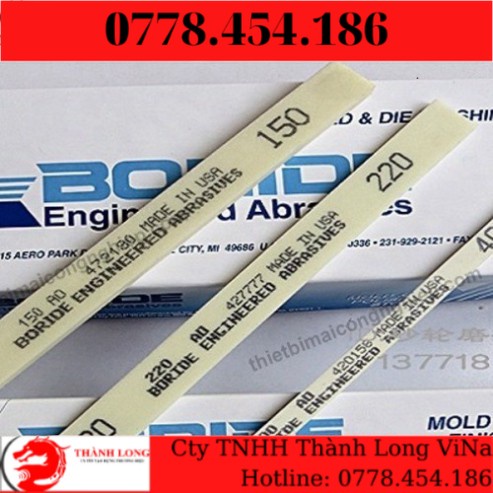 Đá mài Boride AS-9EDM -Đỏ (3*6-1/8*1/4*6)