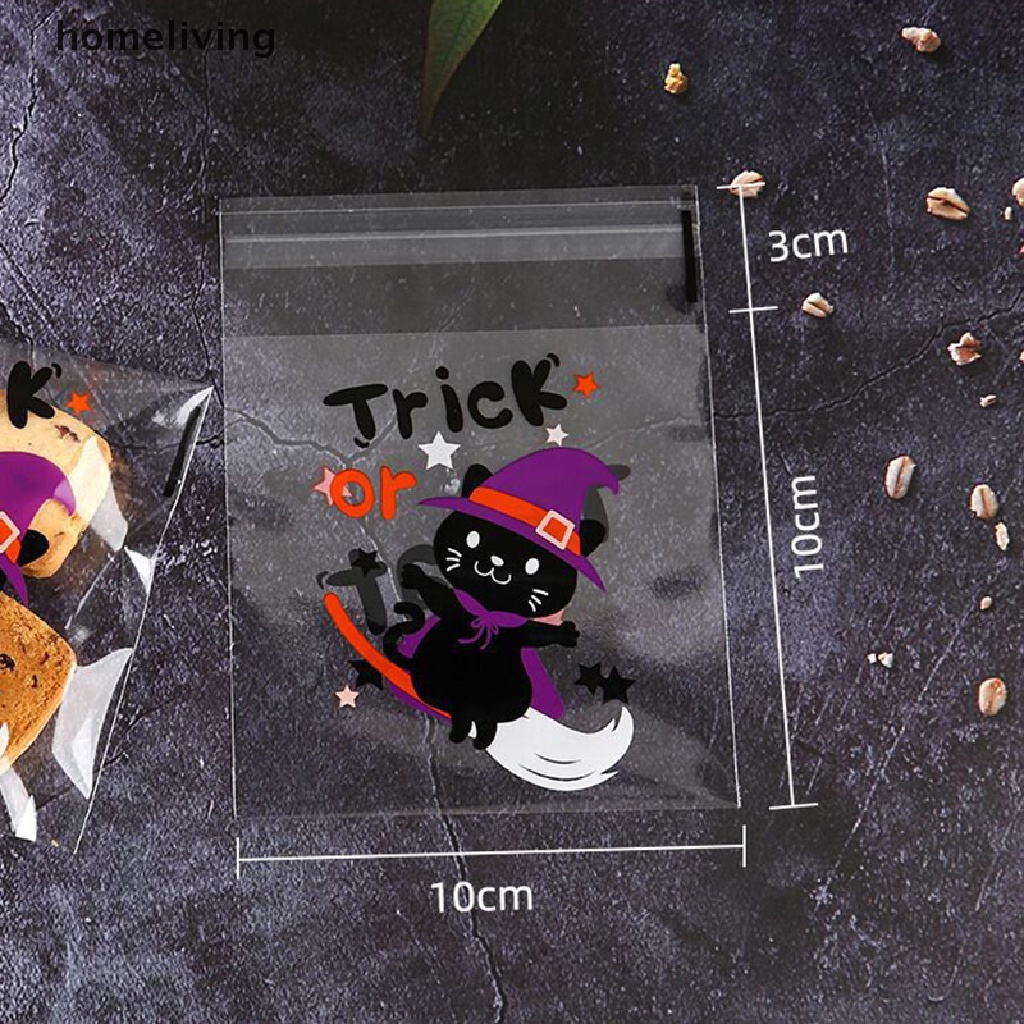 Set 100 Túi Đựng Kẹo Trang Trí Halloween