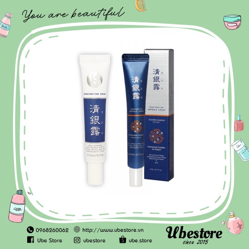 KEM DƯỠNG CHEONG EUN RO RENATURATION AMPOULE CREAM 21ML