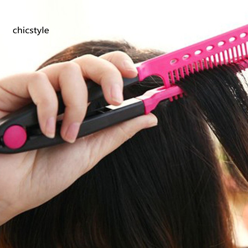 Lược chải tạo kiểu tóc hình chữ V chuyên dụng cho salon