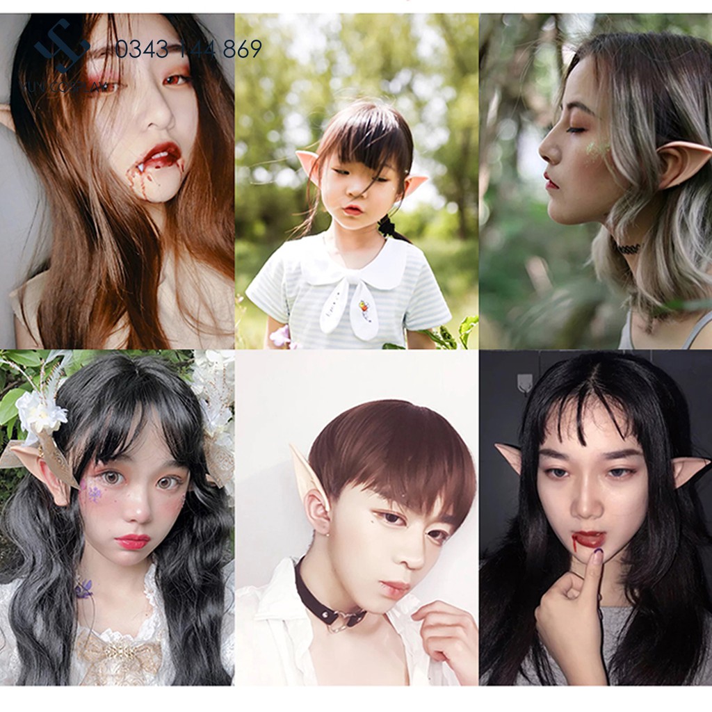 Cặp tai yêu tinh, tai giả tiên nữ hóa trang Halloween (ẢNH THẬT) | BigBuy360 - bigbuy360.vn