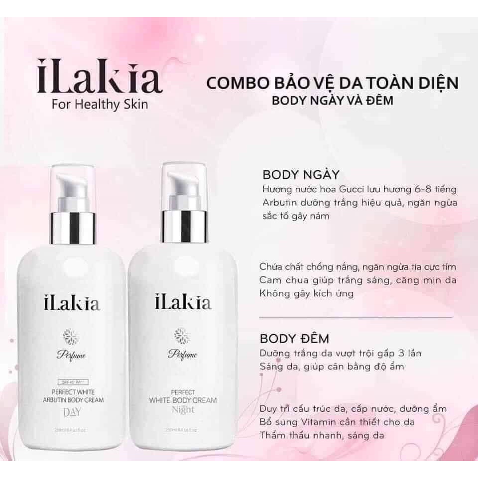Kem Dưỡng Trắng Da Body Ban Đêm ILAKIA Sữa Dưỡng Thể Trắng Da Dưỡng Ẩm Toàn Thân Hương Nước Hoa - Hàn Quốc | BigBuy360 - bigbuy360.vn