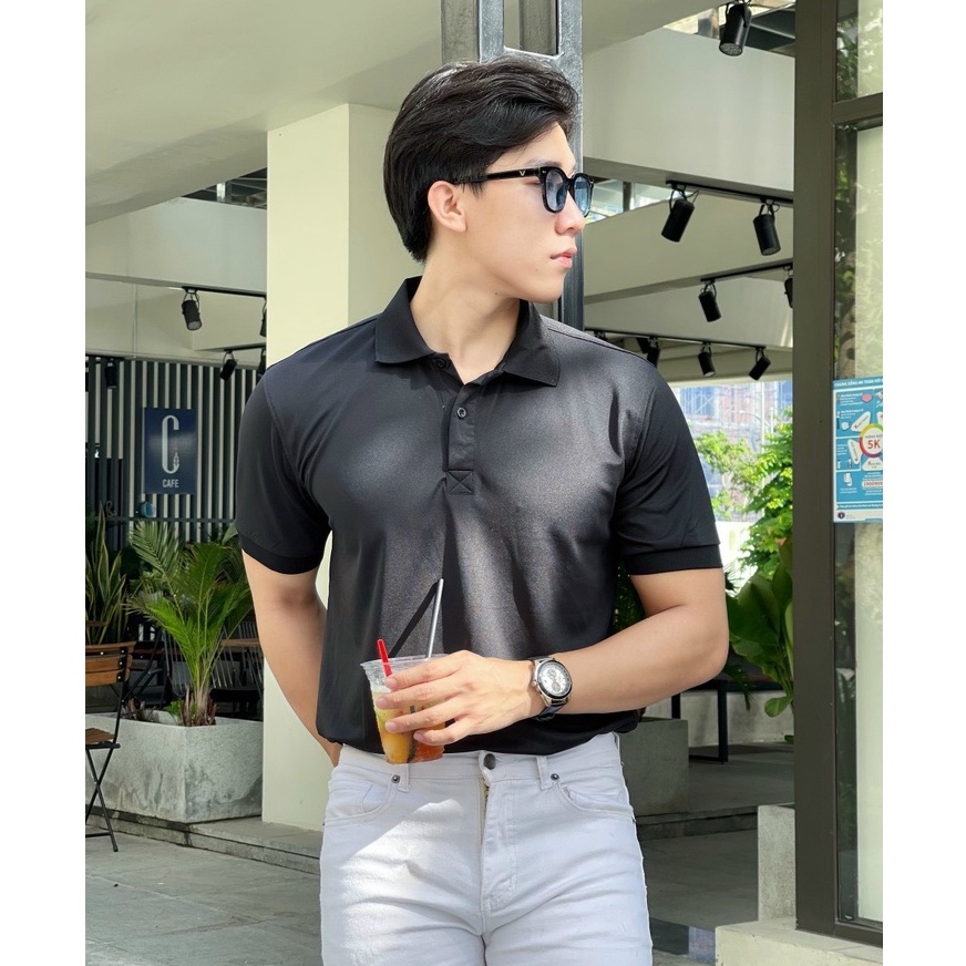 Áo polo nam trơn  cổ bẻ 5 màu vải cá sấu Cotton xuất xịn,chuẩn form, sang trọng - thanh lịch TB010