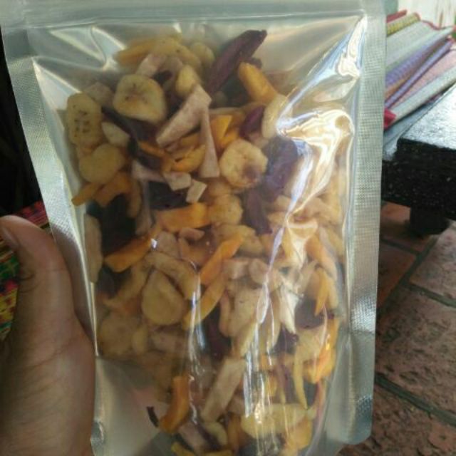 Combo:10túi trái cây sấy vụn giòn thơm