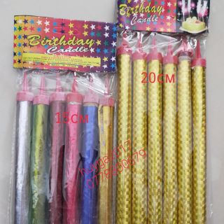 Nến phụt trang trí sinh nhật, party vv..( bịch 6 cây)