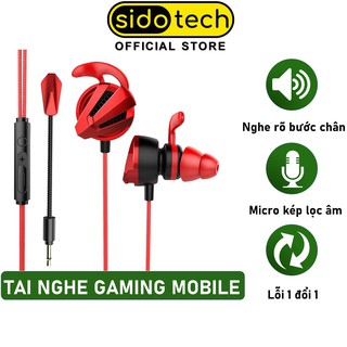 Tai nghe gaming có mic cho điện thoại SIDOTECH G4M chơi PUBG mobile / FF / ROS / Tốc chiến mic rời 360 đàm thoại rõ nét