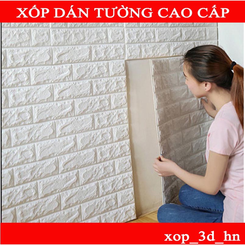 [Mã LIFEHLDEC giảm 10% đơn 99k] TẤM XỐP DÁN TƯỜNG 3D KHỔ 70x77 CM GIÁ RẺ LOẠI 3,8MM