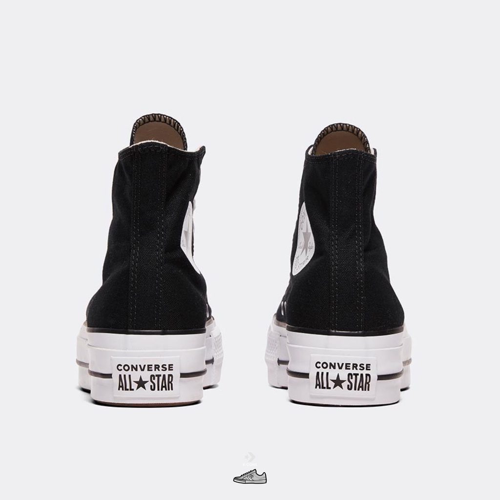 Chuck Canvas Platform Black High Giày Converse Thể Thao Đế Cao 560845C