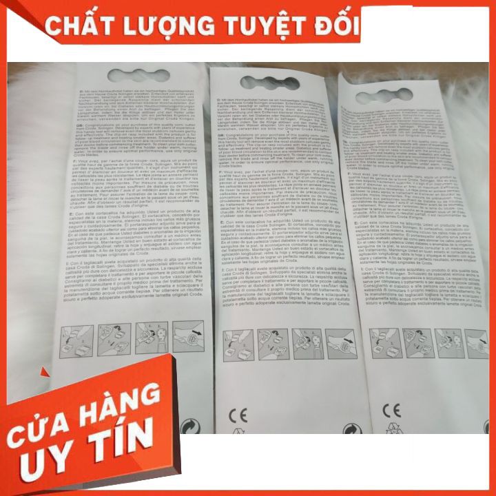 CHÀ GÓT INOX CRODA  CHÍNH GỐC -Cây Cạo Gót Chân Cao Cấp Cá Nhân Nhỏ Tại Nhà