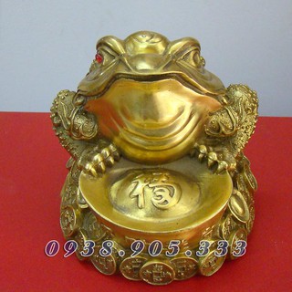 Thiềm thừ bằng đồng chiêu tài lộc