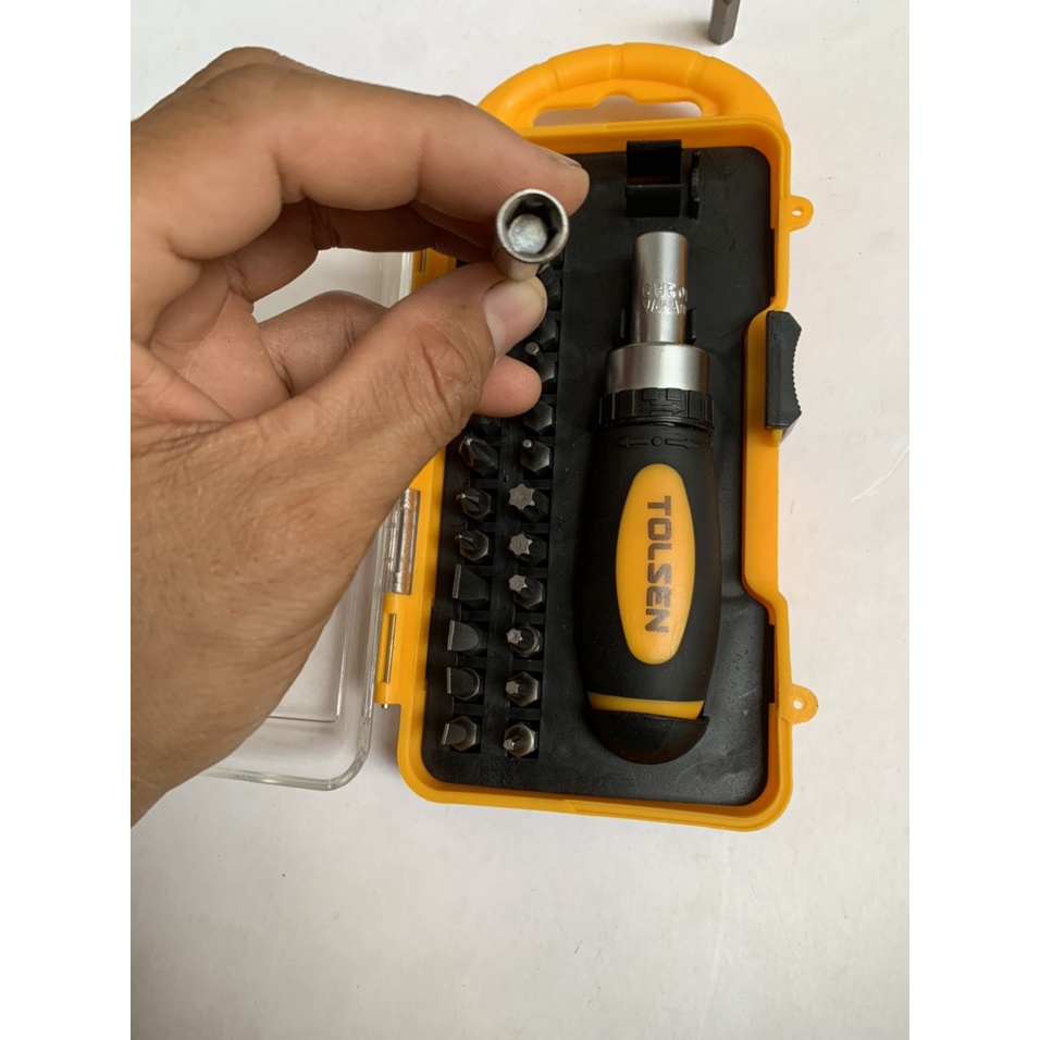 Bộ mũi vít gia đình Tolsen 20034 26 chi tiết thông dụng