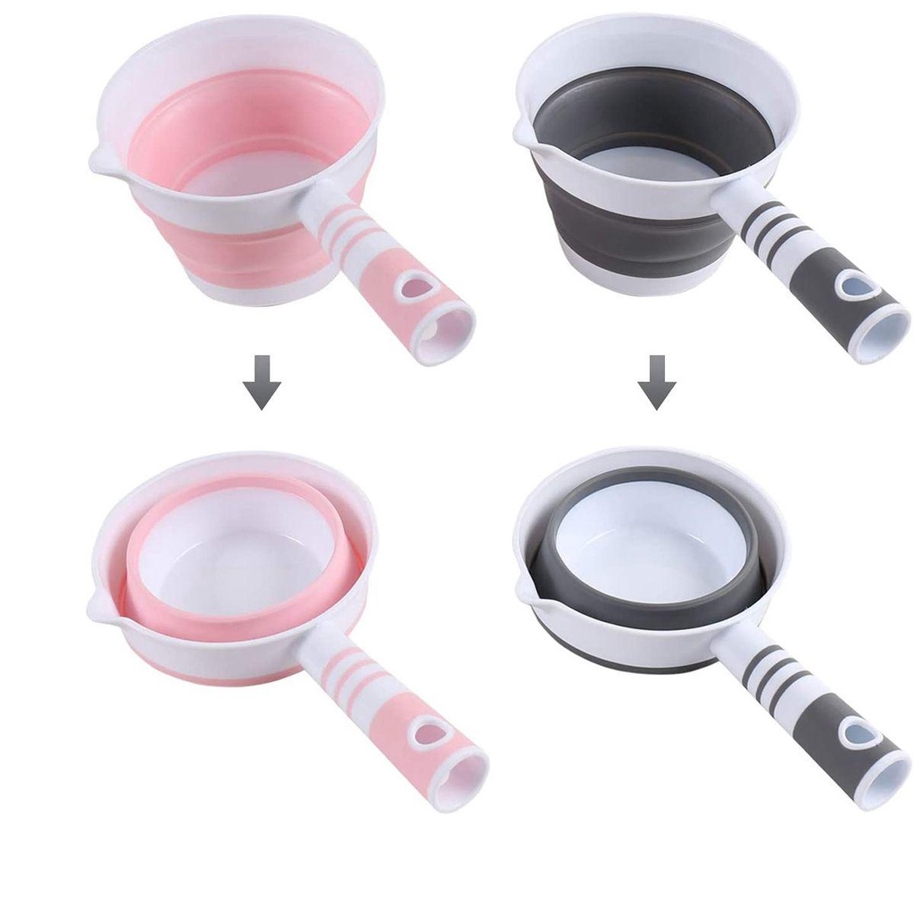 Gáo Múc Nước Bằng Silicone Tiết Kiệm Không Gian Có Thể Gấp Gọn