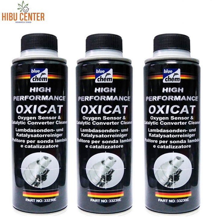 { OXICAT } Dung dịch vệ sinh vệ sinh cảm biến oxy và bộ xúc tác khí thải BLUECHEM 300ml