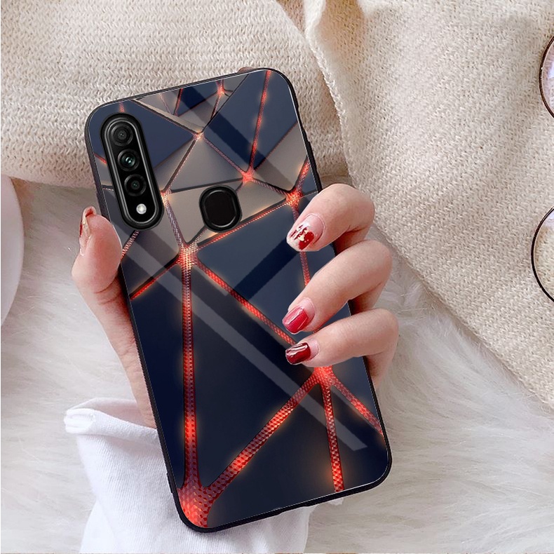 Ốp Lưng OPPO A31 Mặt kính gương sáng bóng cao cấp