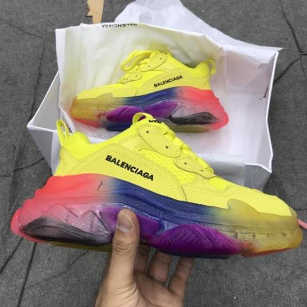 ff Giầy balenciaga vàng đế bẩy mầu 1:1 ( full box + free ship ) Xịn Xò new new new . 2020 K ! : new . ۶ ^ ) , ˇ !