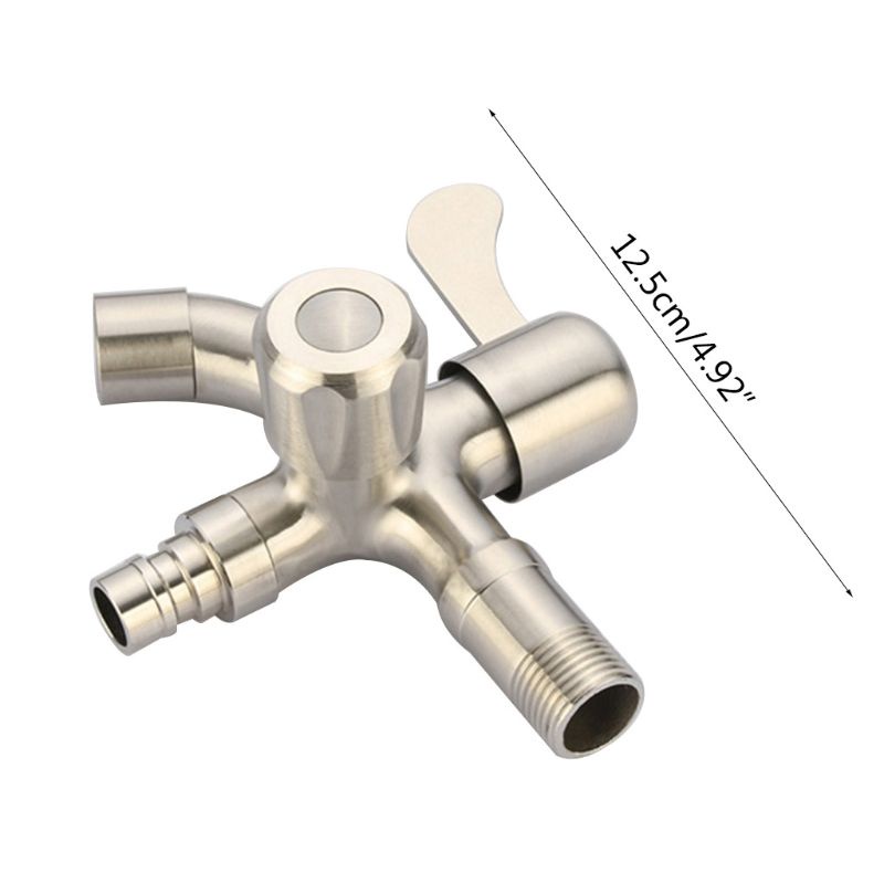 Vòi Nước Gắn Tường Bằng Thép Không Gỉ Tiện Dụng Cho Nhà Tắm / Vệ Sinh