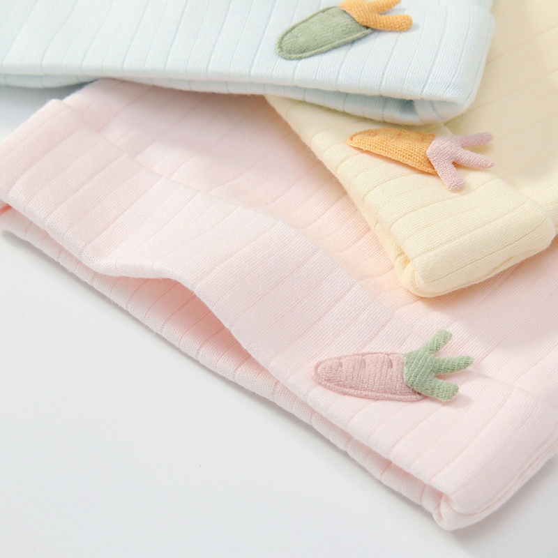 Mũ Beanie Dệt Kim Tai Thỏ Thoáng Khí Cho Trẻ Sơ Sinh
