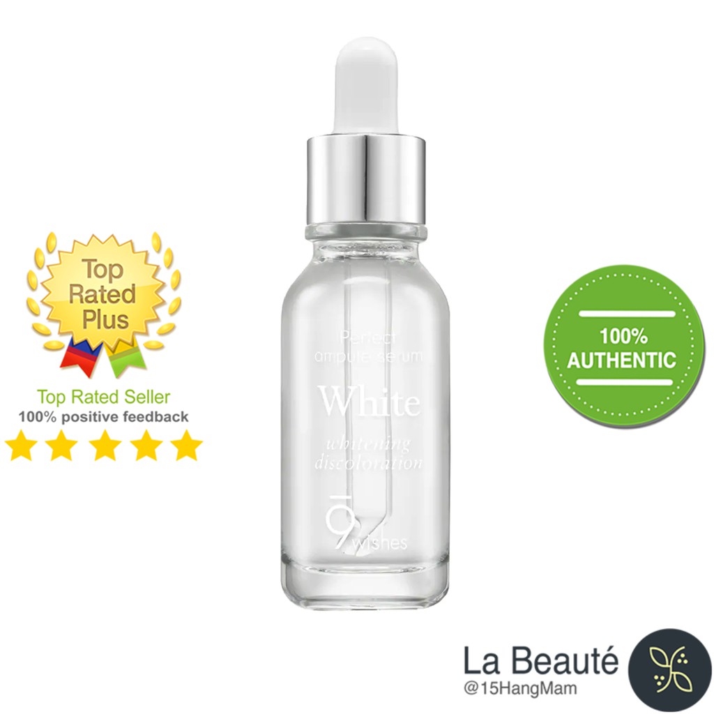Tinh Chất Phục Hồi Da Và Dưỡng Trắng - 9 Wishes Miracle White Ampule Serum 25ml
