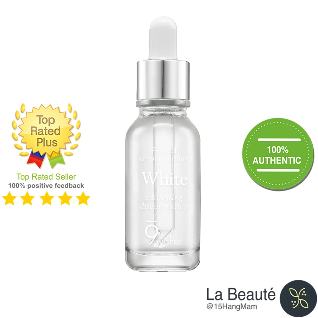 9 Wishes Miracle White Ampule Serum - Tinh Chất Phục Hồi Da Và Dưỡng Trắng 25ml