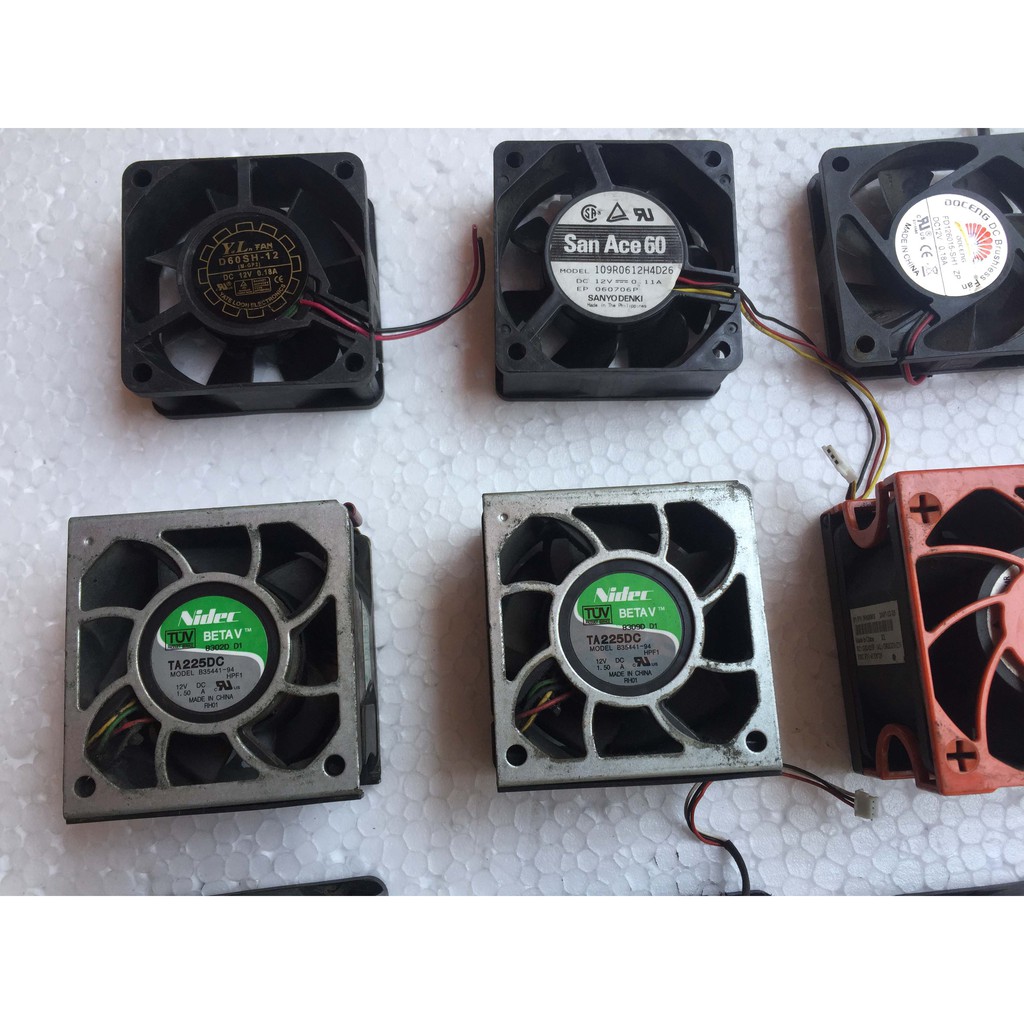 Quạt Fan 12V nhiều kích thước khác nhau Fan 4 - 5 - 6 - 7 - 8 - 9 - 12 | BigBuy360 - bigbuy360.vn