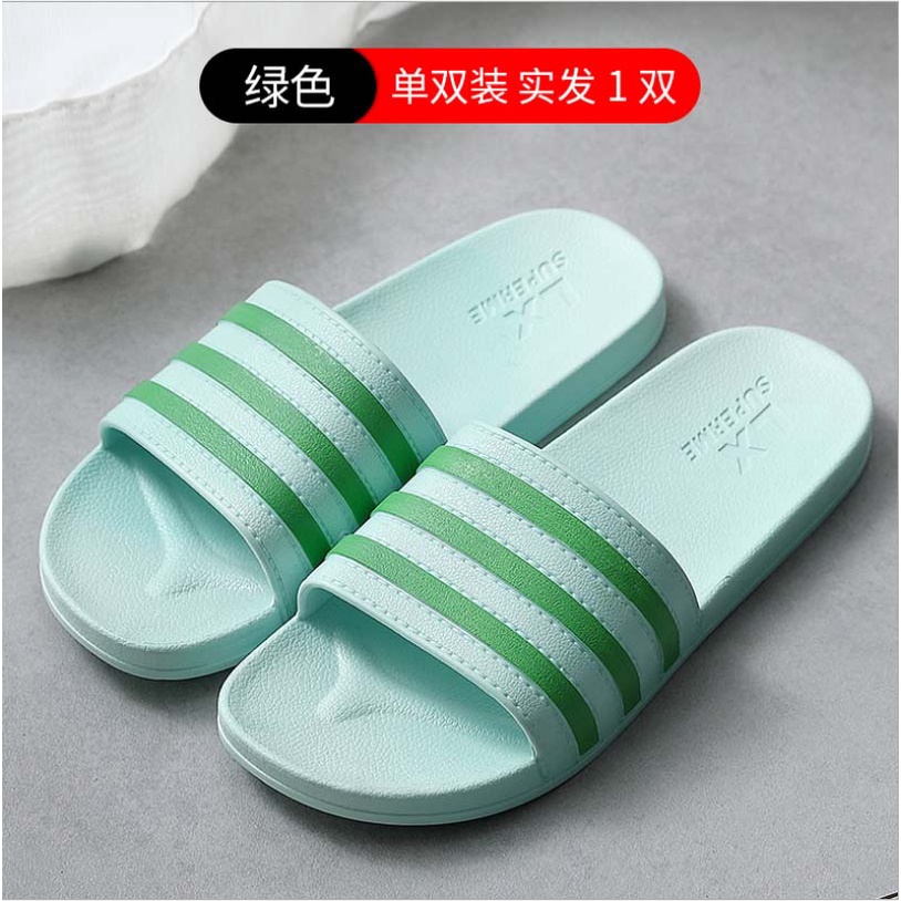 Dép đi trong nhà, mang trong văn phòng, nhà tắm, Dép quai ngang 3 sọc, nhựa siêu bền chống trơn trượt ShopDep DNL26