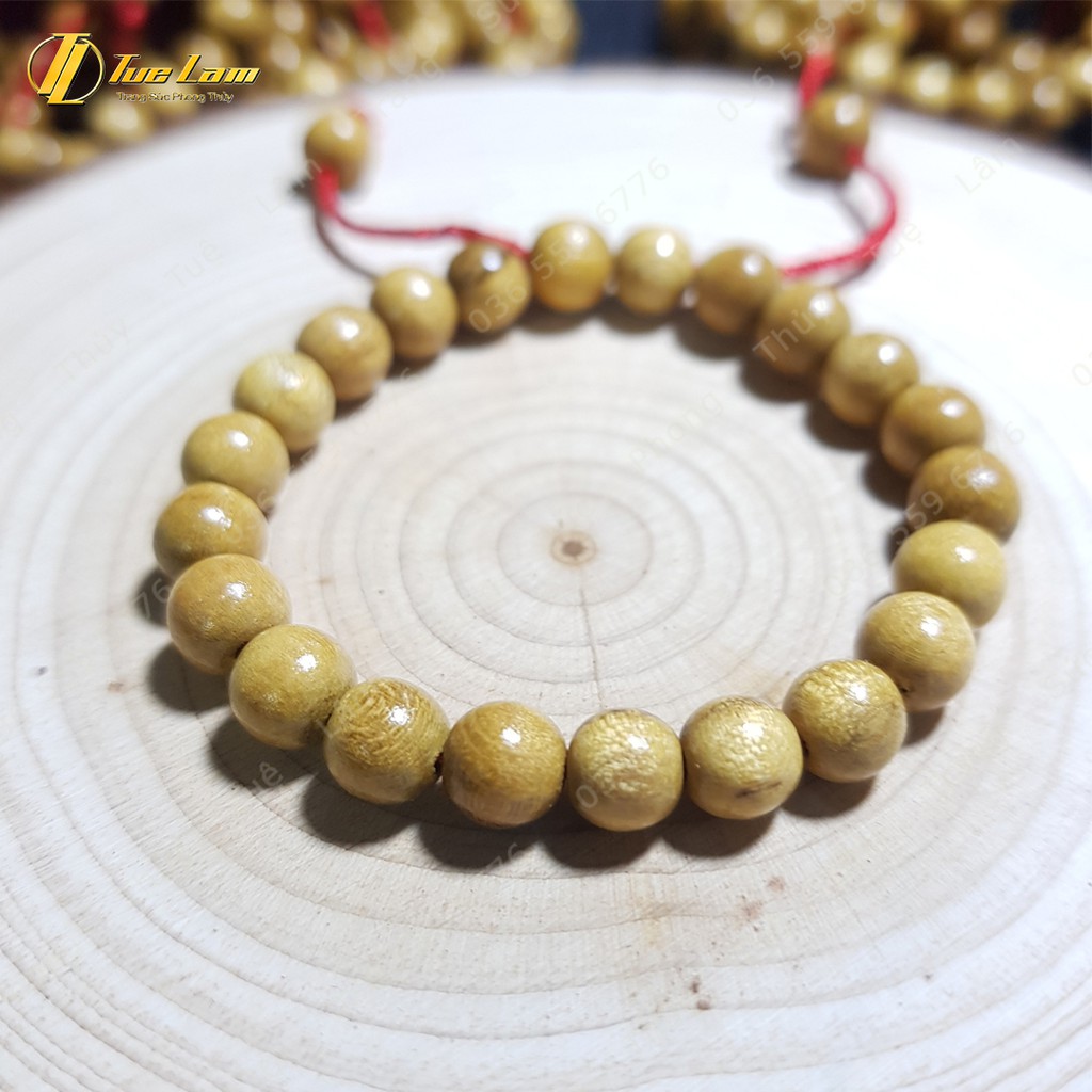 Vòng Tay Cho Bé Gỗ Dâu Tằm Trơn 6 Li Bình An May Mắn - DIY Tuệ Lâm | BigBuy360 - bigbuy360.vn