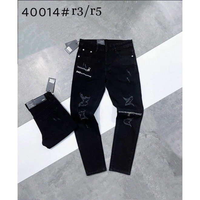 Quần jean nam Dsquared2 khoá lệch cao cấp mới nhất_shop tự chụp