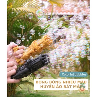 Súng bắn bong bóng 8 nòng đa nòng