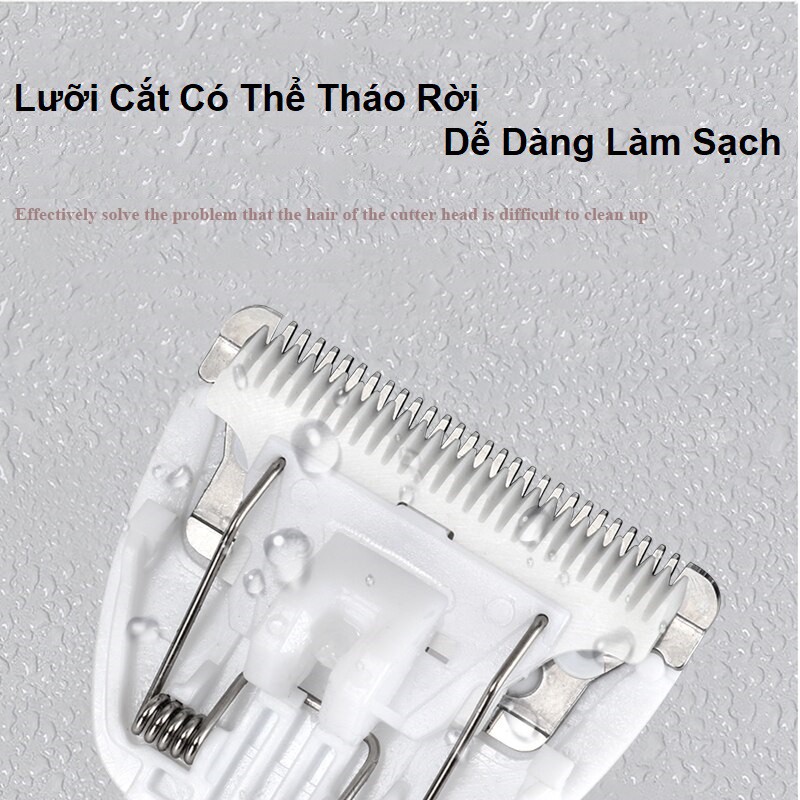 Tông Đơ Cắt Tóc Kemei Km-79 Có Chế Độ Hút Tóc Vụn, Công nghệ hút mảnh vụn tóc thông minh phiên bản mới nhất.