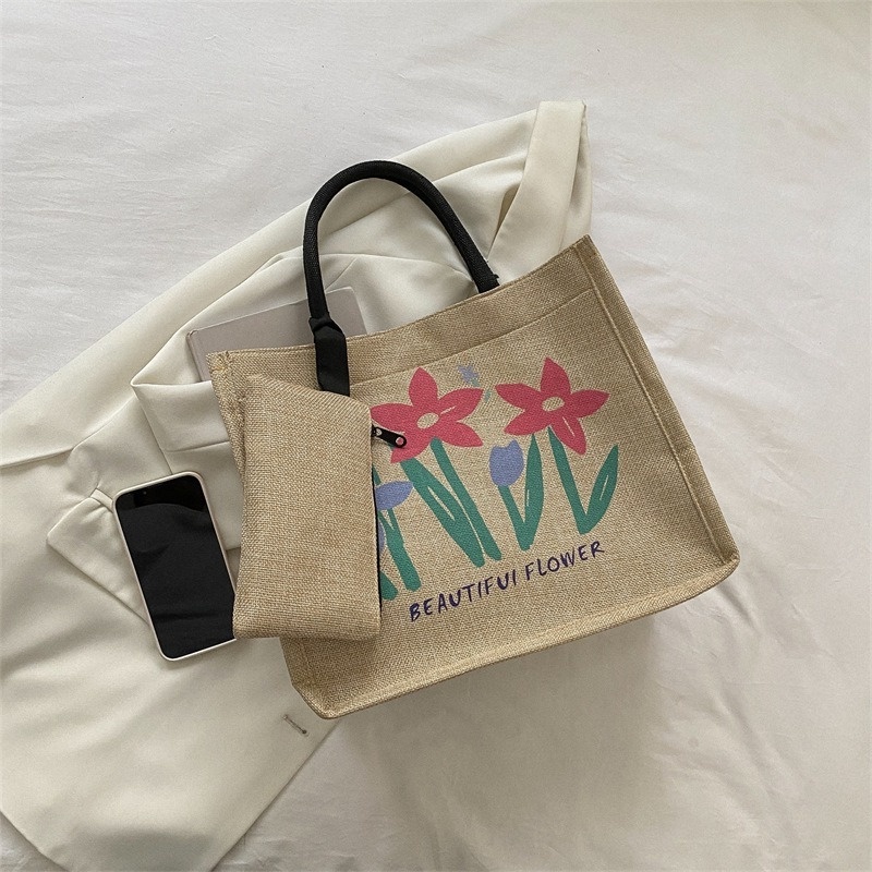 Túi Xách Tay Chất Liệu Canvas Phong Cách Hàn Quốc Chất Lượng Cao NB00084 2022