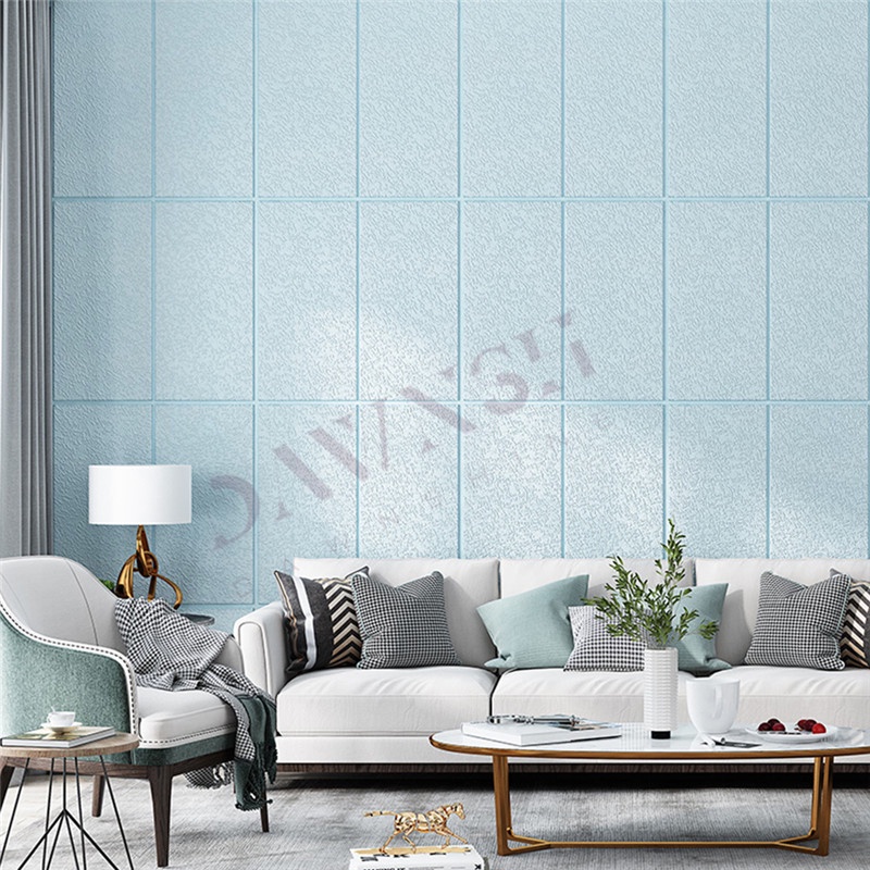Miếng dán tường xốp 3D chống nước chống va chạm trang trí phòng khách/ phòng ngủ