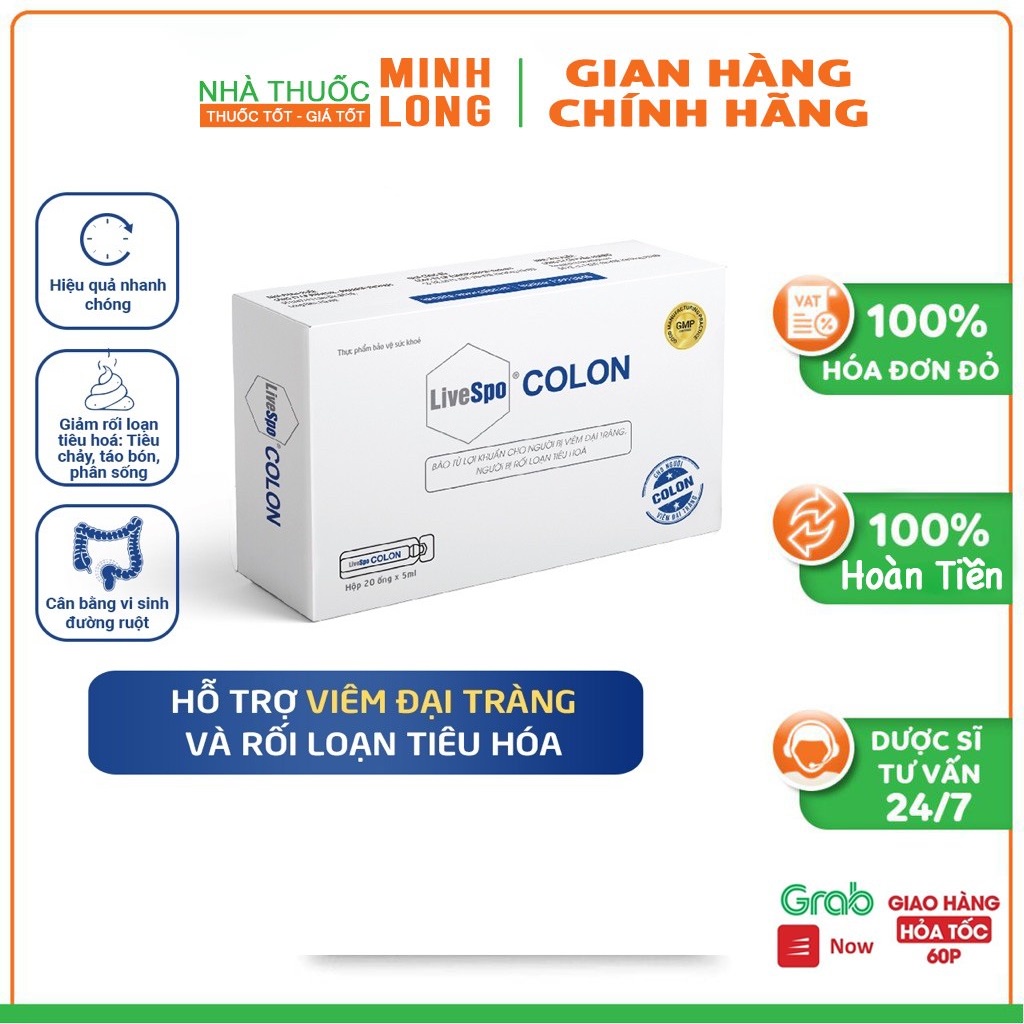 Colon - Bào Tử Lợi Khuẩn điều trị Viêm Đại Tràng