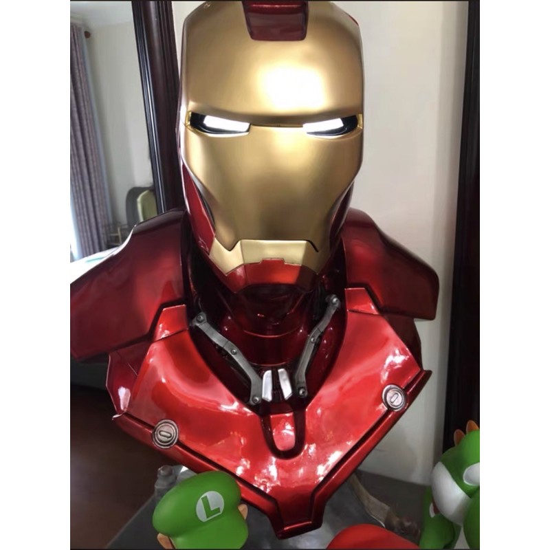 Mô hình tượng bán thân Iron Man Mk3 tỉ lệ 1/1 60cm cao cấp