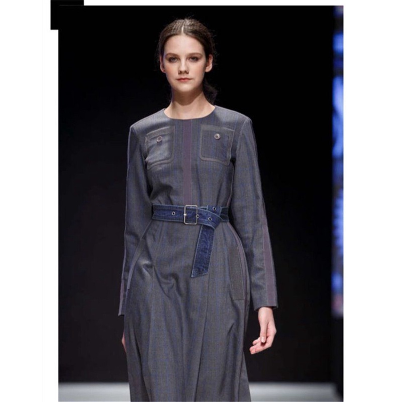 Dây Thắt Lưng Denim Phong Cách Cổ Điển Thời Trang Dành Cho Nữ